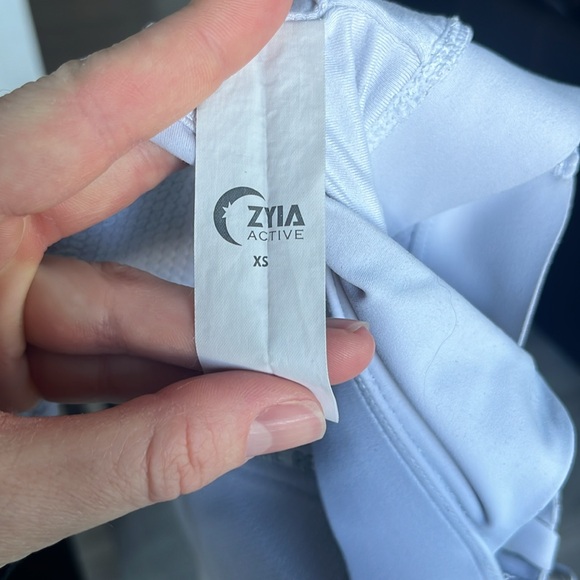 White Polka Front Zip Adjustable All Star Bra - Size XS - Picture 4 of 5